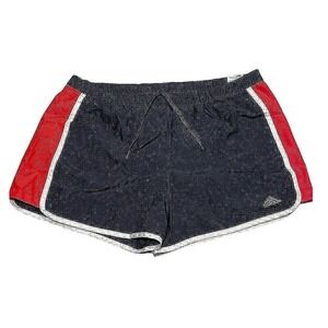 Adidas Running Track‎ Shorts Black Sz L  Lined With Drawstring Small Hole